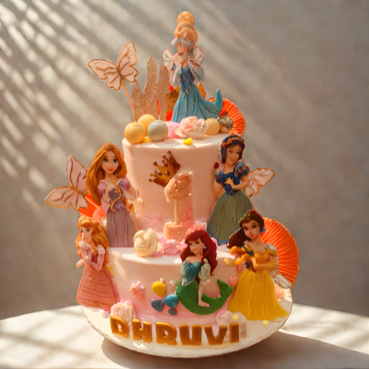 Enchanted Princess Garden Cake