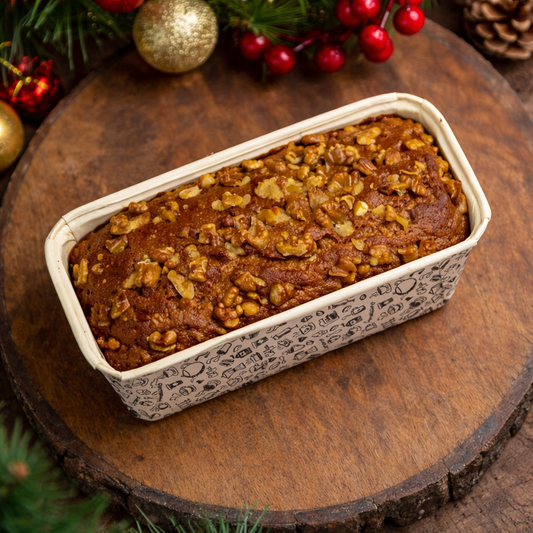 Banana Walnut Cake (Eggless)