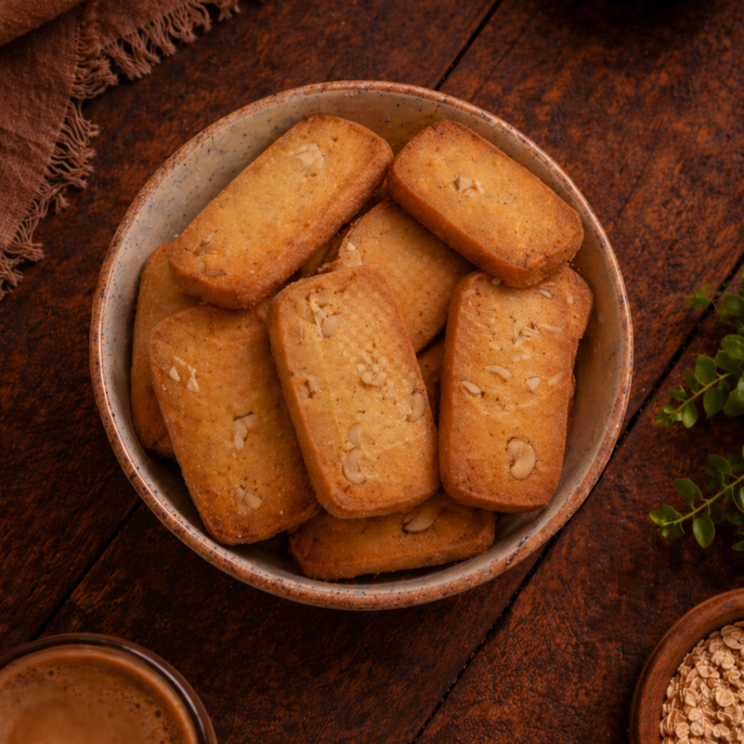 Butter Kaju Biscuits
