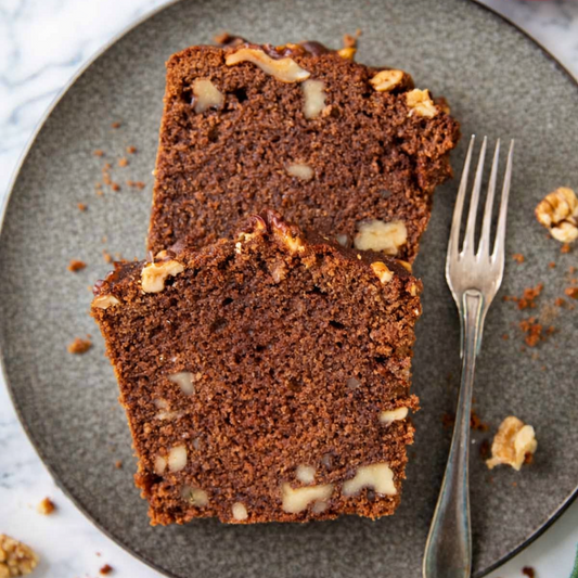 Butter Walnut Cake (Eggless)