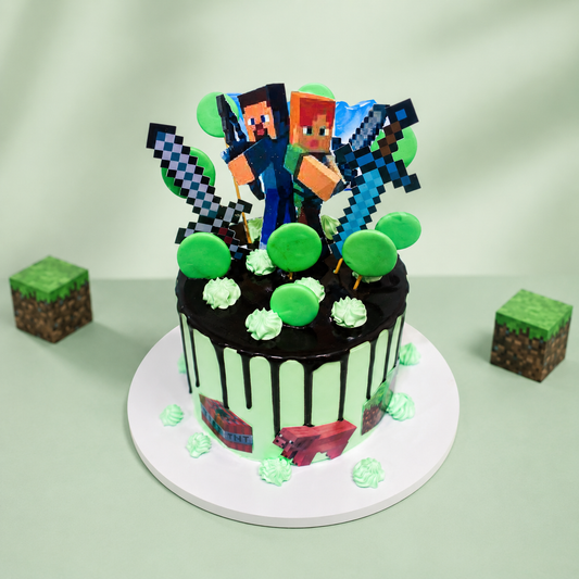 Minecraft Adventure Cake
