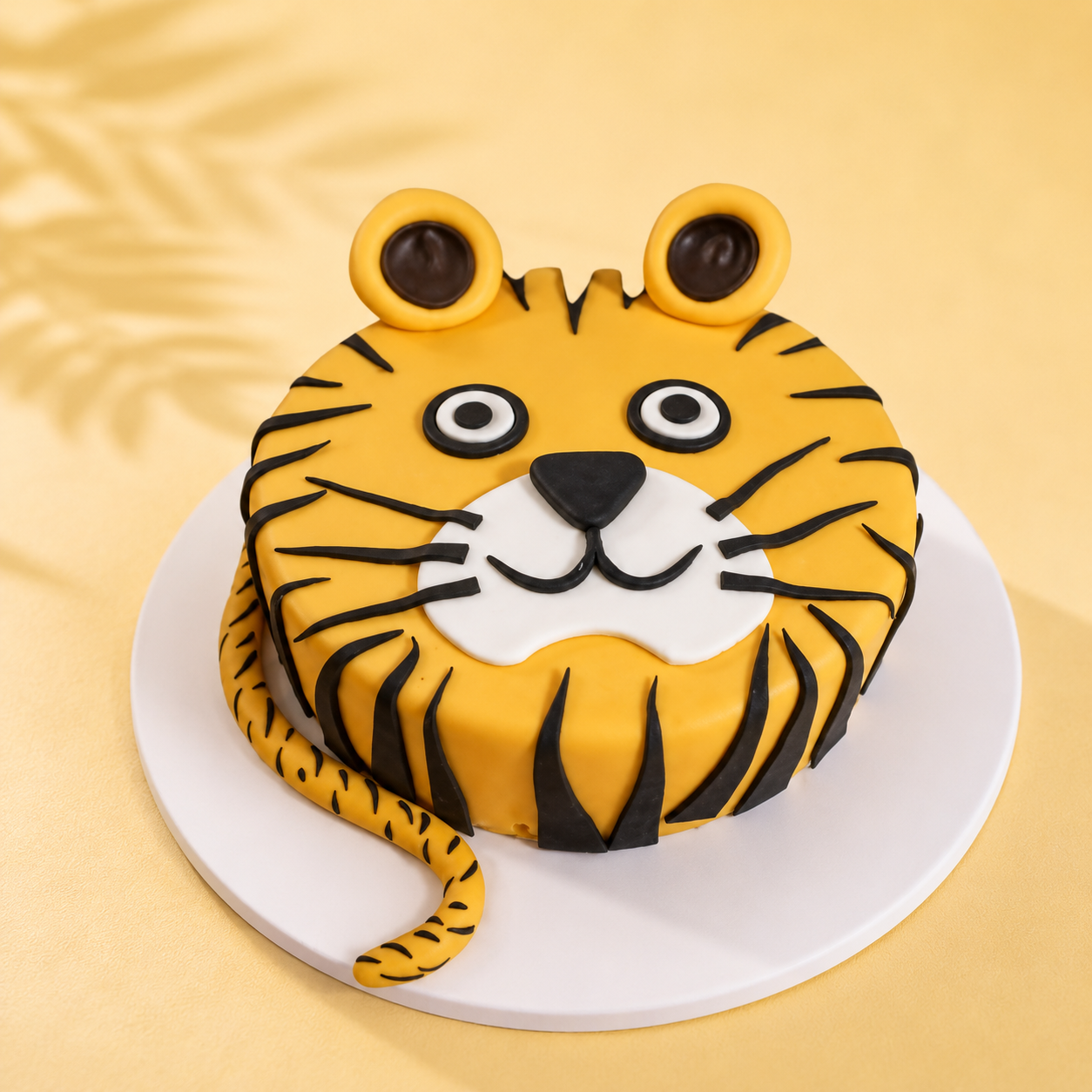 Cute Tiger Face Cake
