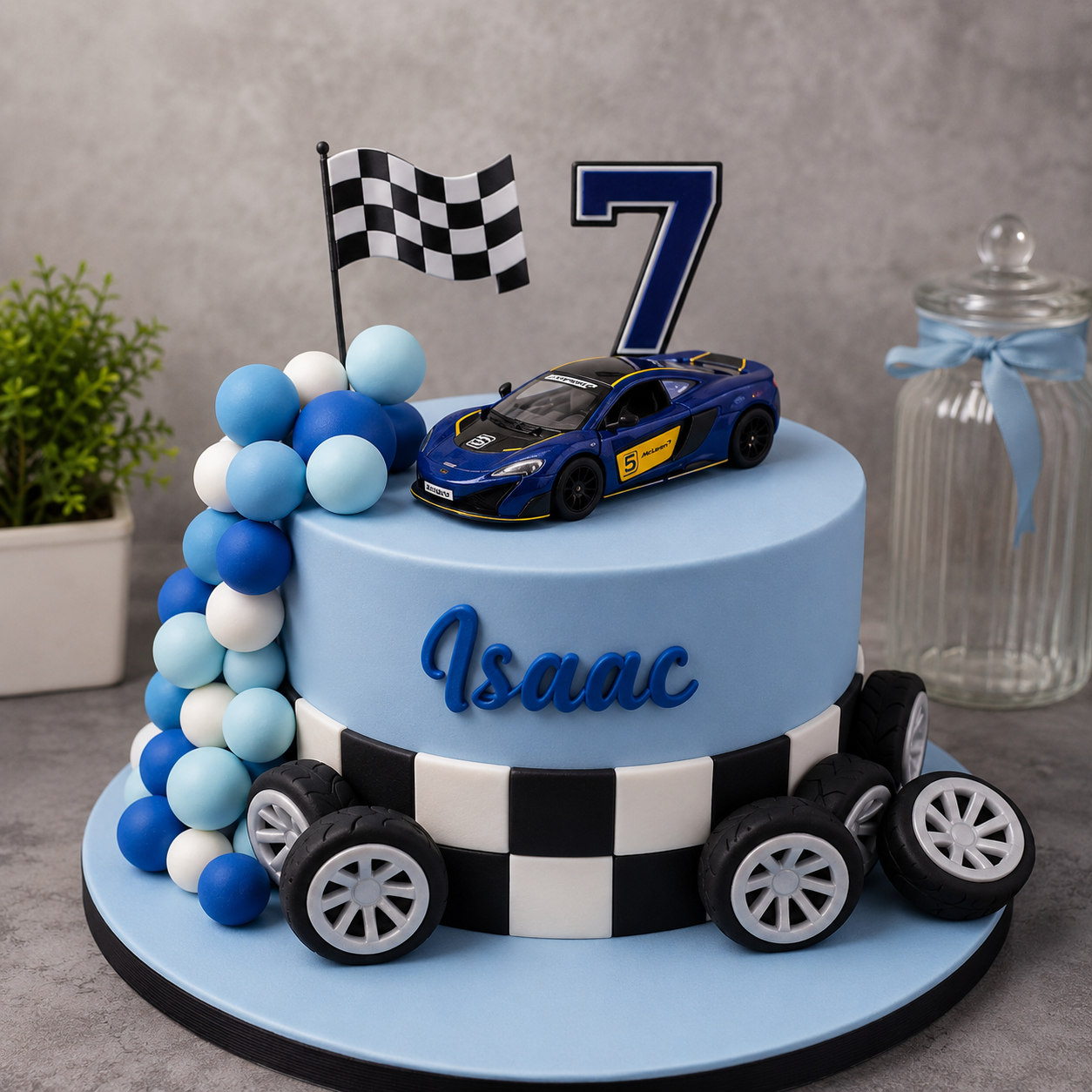 Turbo Track Racer Cake