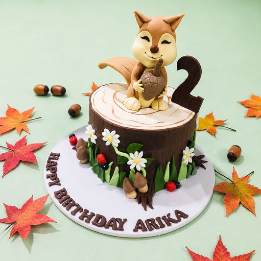 Woodland Acorn Cake