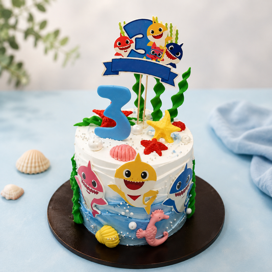 Ocean Adventure Shark Cake