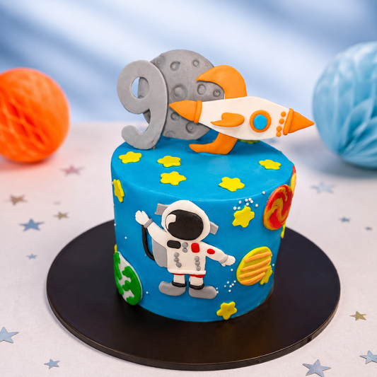 Cosmic Rocket Adventure Cake