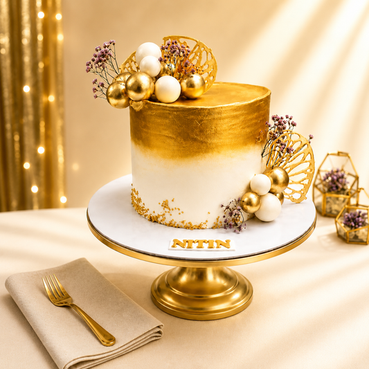 Majestic Bloom Cake