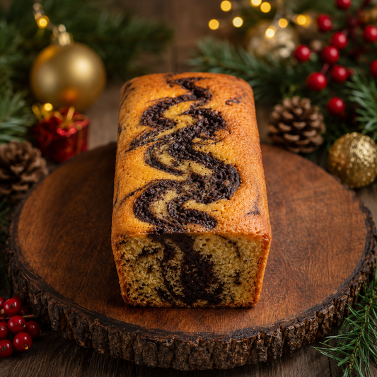 Marble Cake ( Eggless )