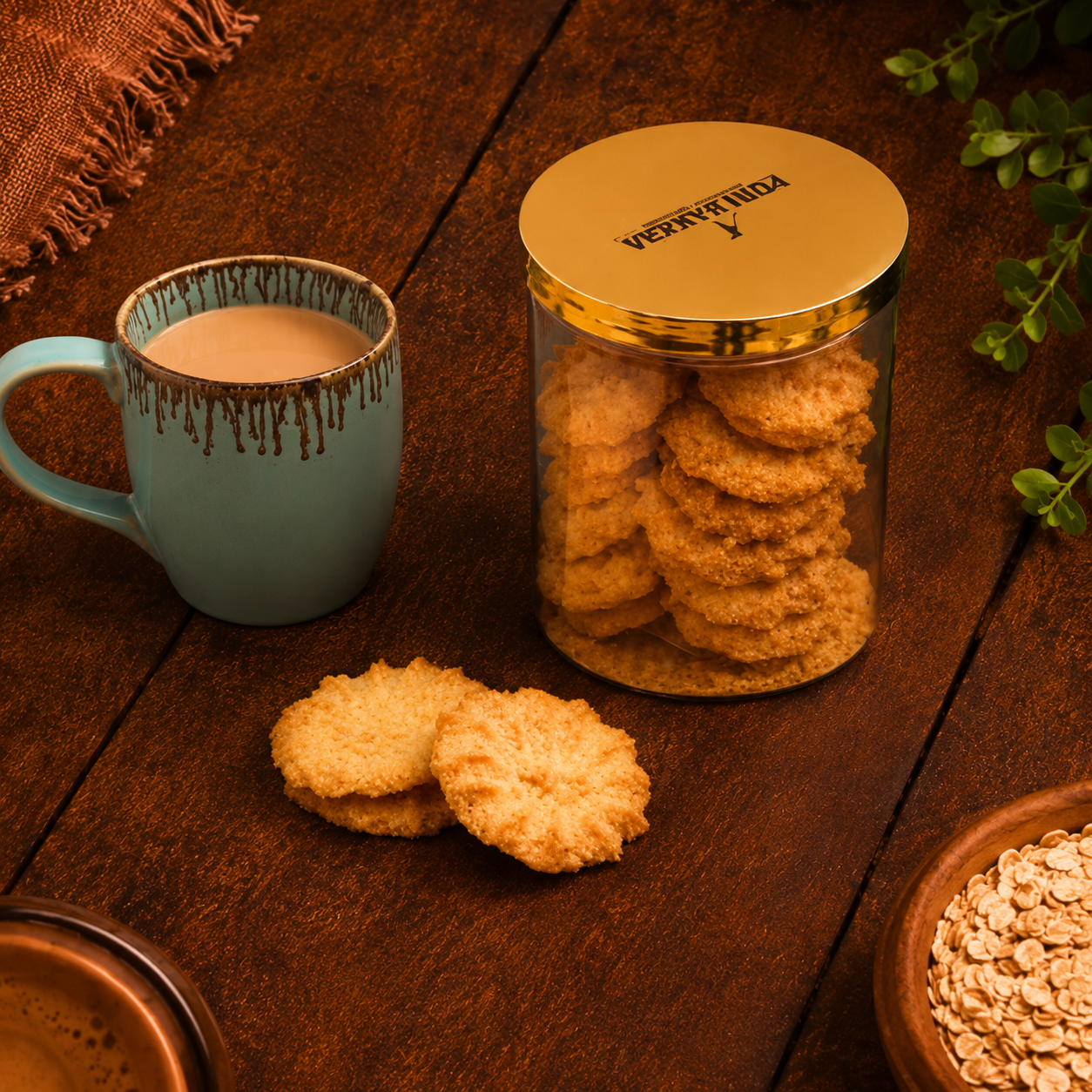 Eggless Macaroon Cookies