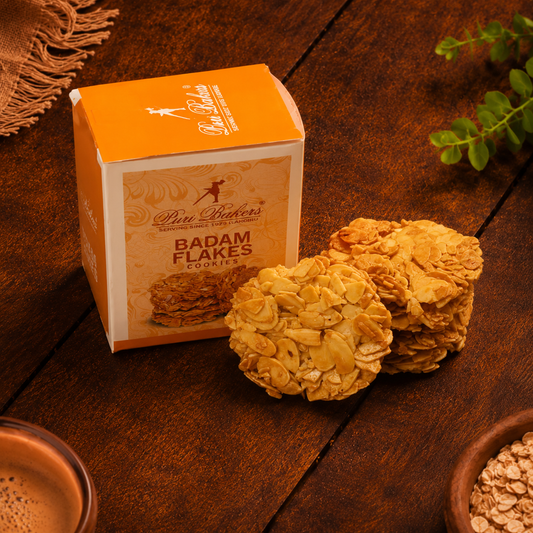 Badam Flakes Cookies
