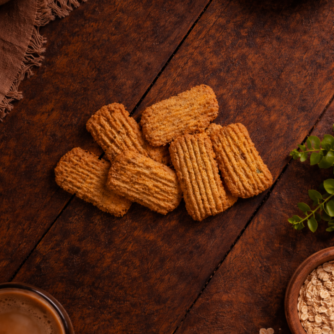 Elaichi Atta Biscuits