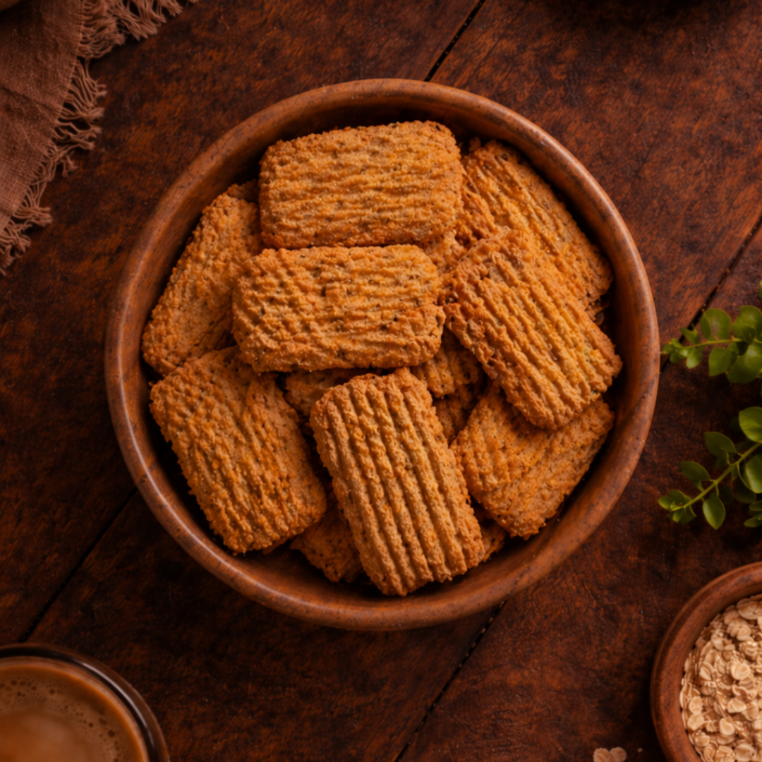 Elaichi Atta Biscuits