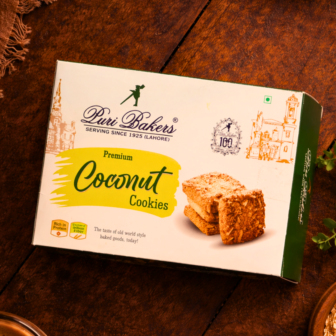 Coconut Square Biscuits