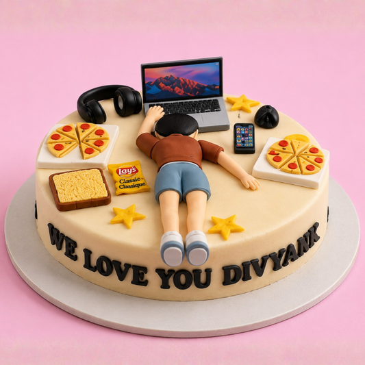 Gamer Boy Theme Cake