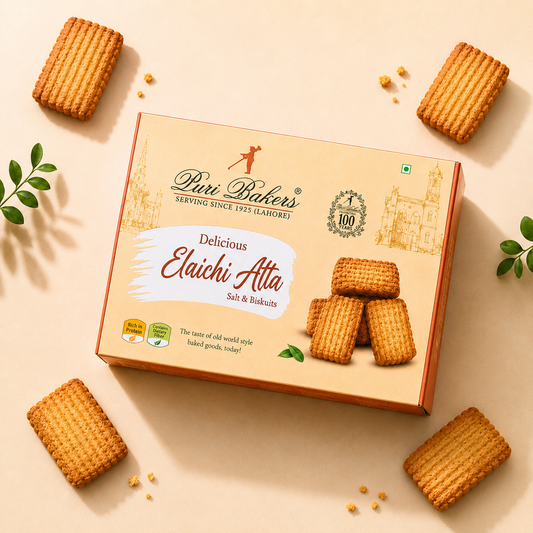 Elaichi Atta Biscuits