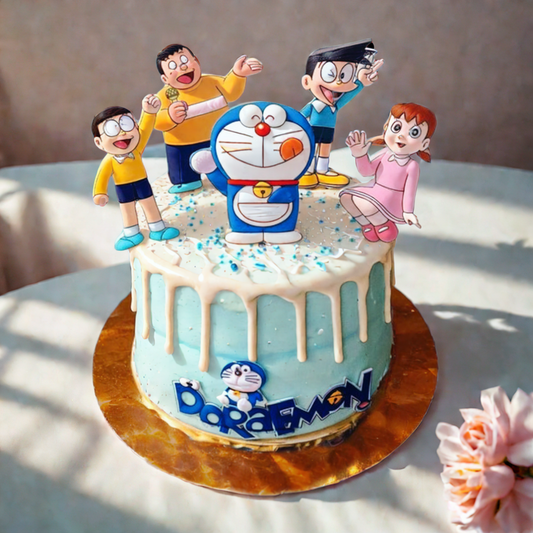 Doraemon Time Machine Cake